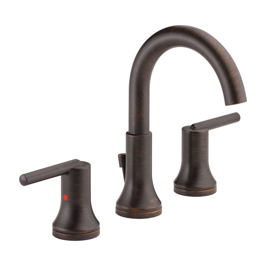 Delta 3559 Trinsic Two Handle Widespread Lavatory Faucet Venetian Bronze 1