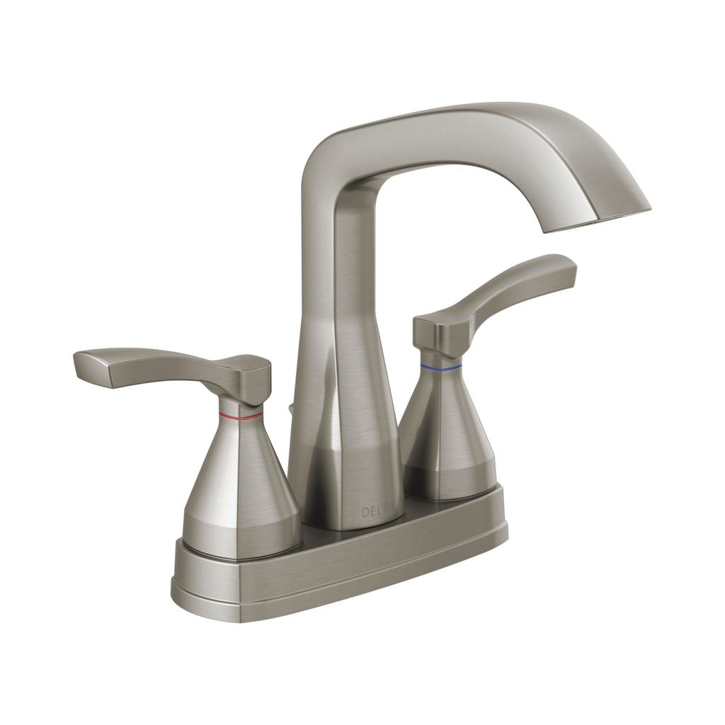 Delta 25776 Stryke Centerset Faucet Stainless Stainless 1