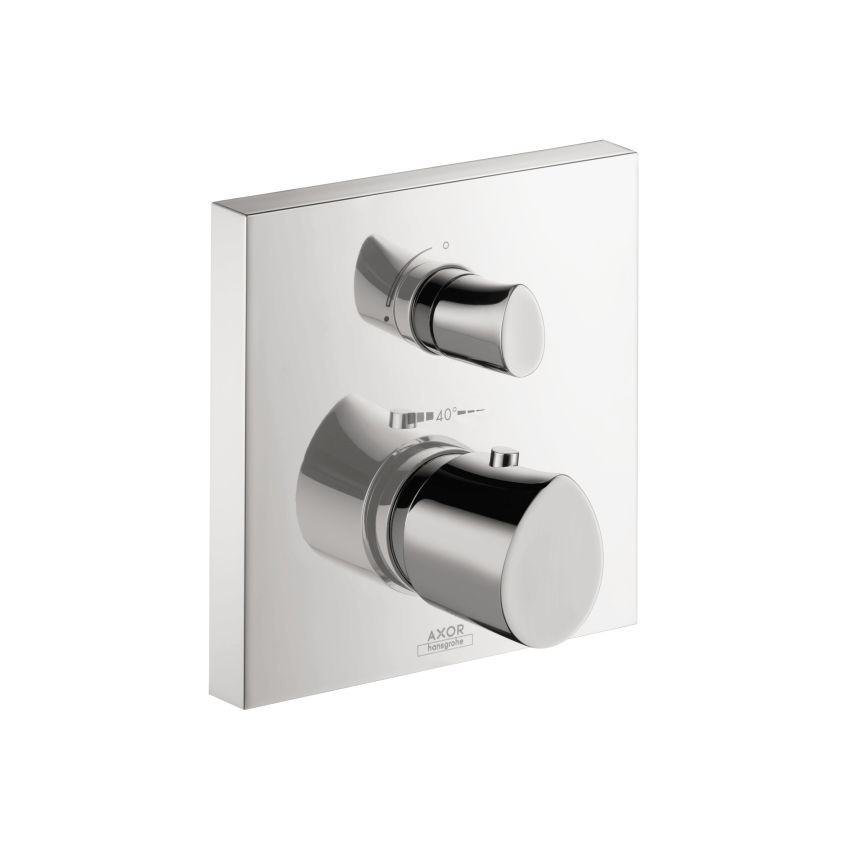 Hansgrohe 12716001 Axor Starck Organic Thermostatic Trim With Volume Control &amp; Diverter Chrome 1