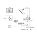 Delta T17474 Zura Monitor 17 Series H2Okinetic Tub & Shower Trim Chrome 2