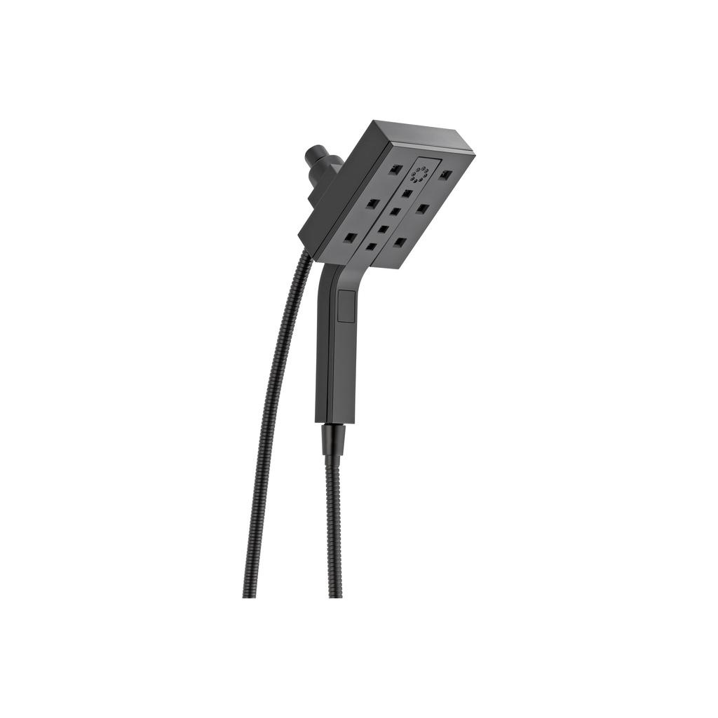 Delta 58473 H2Okinetic In2ition 4 Setting Two-in-One Shower Matte Black 1