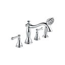 Delta T4797 Cassidy Roman Tub with Hand Shower Trim Less Handles Chrome 1