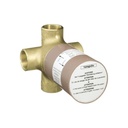 Hansgrohe 15930181 Rough Quatro 3 Way Diverter Valve 1