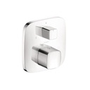 Hansgrohe 15771001 PuraVida Thermostatic Trim with Volume Control and Diverter Chrome 1