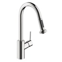 Hansgrohe 14877001 Talis S Kitchen Faucet With Pull Down 2 Spray Chrome 1