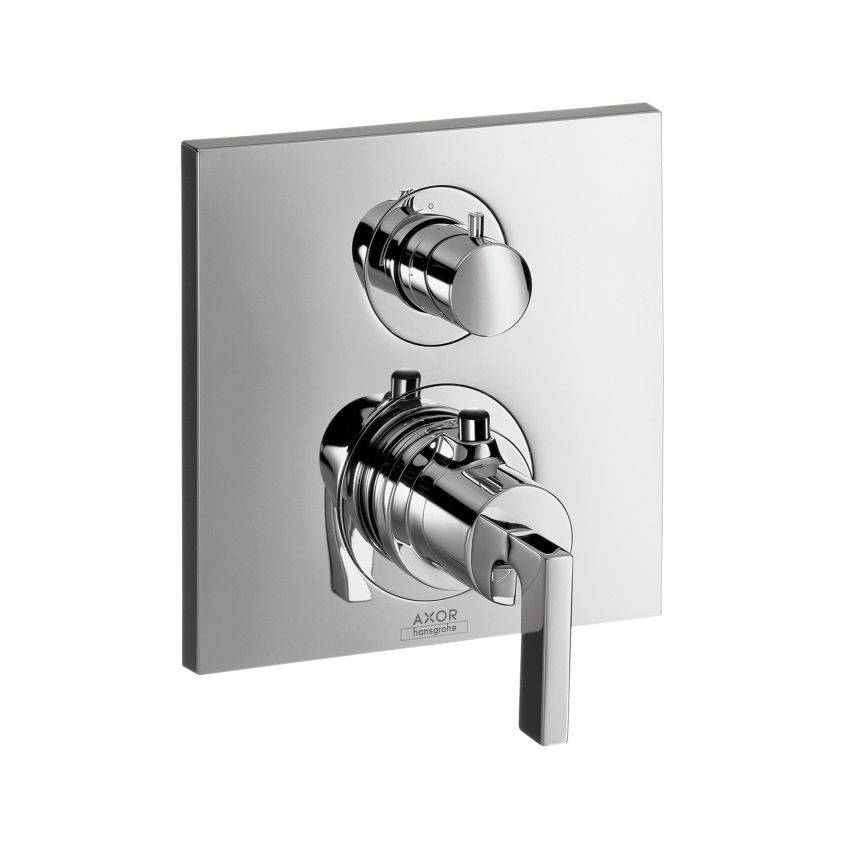 Hansgrohe 39720001 Axor Citterio Thermostatic Trim With Volume Control &amp; Diverter Chrome 1