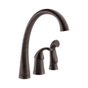 Delta 4380 Pilar Single Handle Kitchen Faucet With Spray Venetian Bronze 1