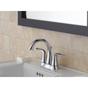 Delta 2538 Lahara Two Handle Centerset Lavatory Faucet Brilliance Stainless 3