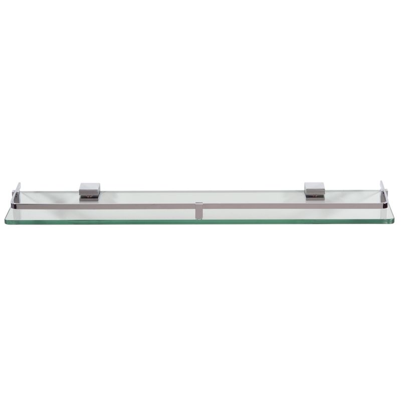 Laloo K9387C Karre II Single Glass Shelf Chrome 1
