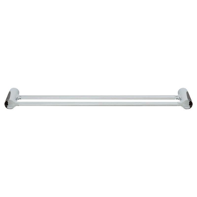 Laloo P5630DC Payton Extended Double Towel Bar Chrome 1