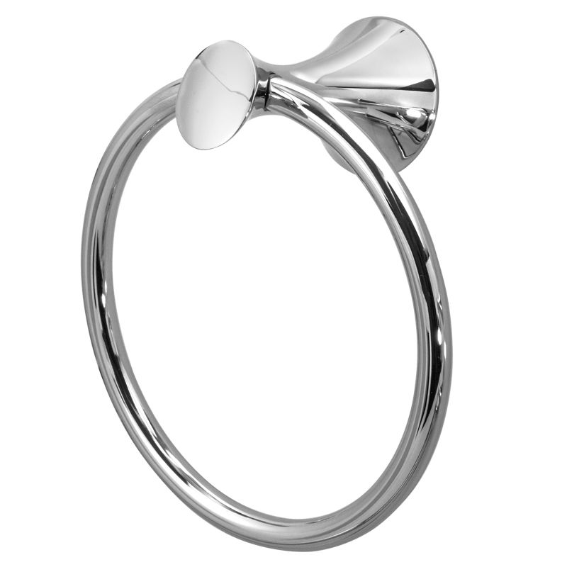Laloo I3380C Indy Towel Ring Chrome 1