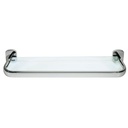 Laloo W6587PN Wynn Single Glass Shelf Polished Nickel 1