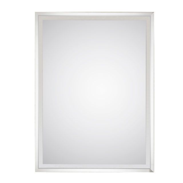 Laloo M31007 Beveled Mirror With Frosted Insert 1