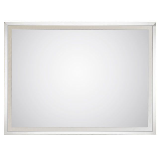 Laloo M31007L Beveled Mirror With Frosted Insert 1