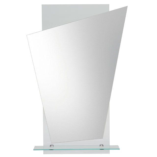 Laloo M00198 Angled Mirror Clear Rectangle Glass 1