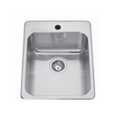 Kindred QSLA2217/8 22 x 17 Single Bowl Drop In Sink 1 Hole 1