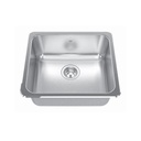 Kindred QSA1820/8 18 x 20 Single Bowl Laundry Sink 1