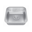 Kindred QSUA1616/6 16 x 16 Single Bowl Undermount Sink 1