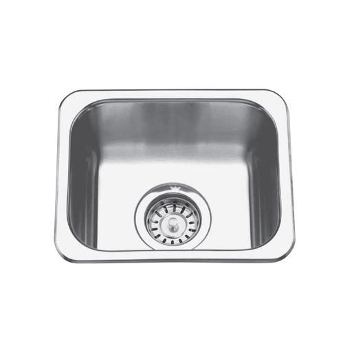 Kindred QS1113/6 11 x 13 Single Bowl Bar Sink 1