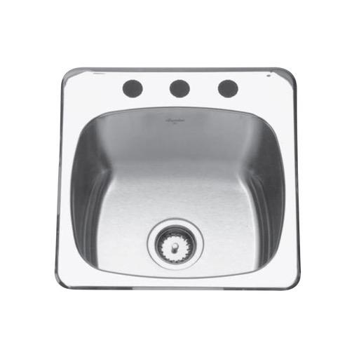 Kindred QSL2020/10 20 x 20 Single Bowl Utility Sink 1 Hole 1