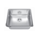 Kindred QSA1820/8 18 x 20 Single Bowl Laundry Sink 1