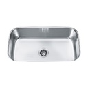 Kindred NS1930U-9 Single Bowl Undermount Sink Stainless Steel 1