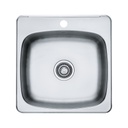 Kindred RSL5251-1 Topmount Single Bowl Sink Stainless Steel 1