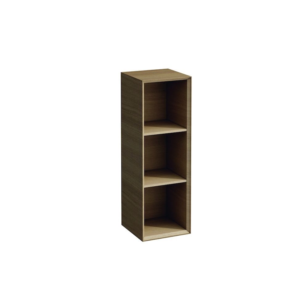 Laufen 409170 Boutique Open Shelf Element With Two Shelves Dark Oak 1