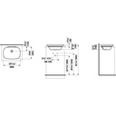 Laufen 817302 Ino Drop In Washbasin White Without Overflow 2