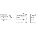 Laufen 813432 Living Semi Recessed Washbasin Three Tap Holes 2