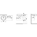 Laufen 813431 Living City Semi Recessed Washbasin One Tap Hole 2