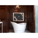 Victoria + Albert Amalfi Englishcast Tub With Overflow Standard White 1