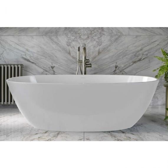 Victoria + Albert Barcelona 2 Freestanding Tub With Overflow Standard White 1