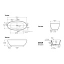 Victoria + Albert Barcelona 3 Freestanding Tub With Overflow Standard White 2