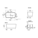 Victoria + Albert Edge Freestanding Tub No Overflow Standard White 2