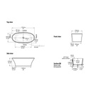 Victoria + Albert Ionian Freestanding Tub With Overflow Standard White 2