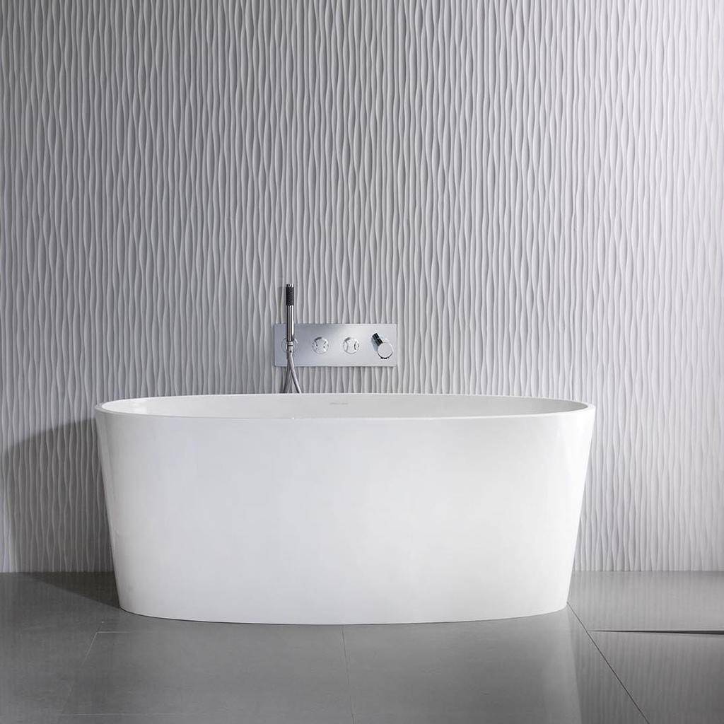 Victoria + Albert IOS Freestanding Tub No Overflow Standard White 1