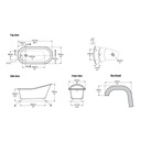 Victoria + Albert Shropshire Freestanding Tub With Overflow Standard White 2
