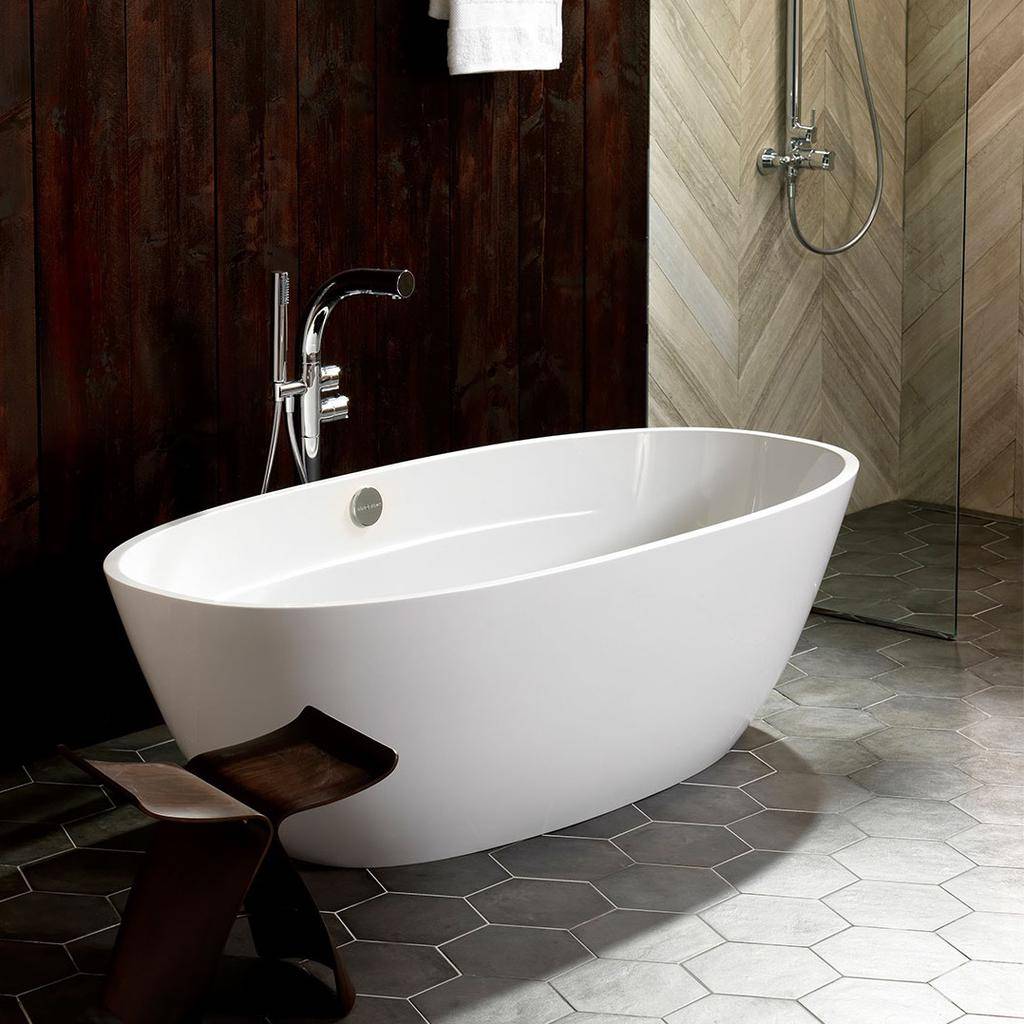 Victoria + Albert Terrassa Freestanding Tub No Overflow Standard White 1