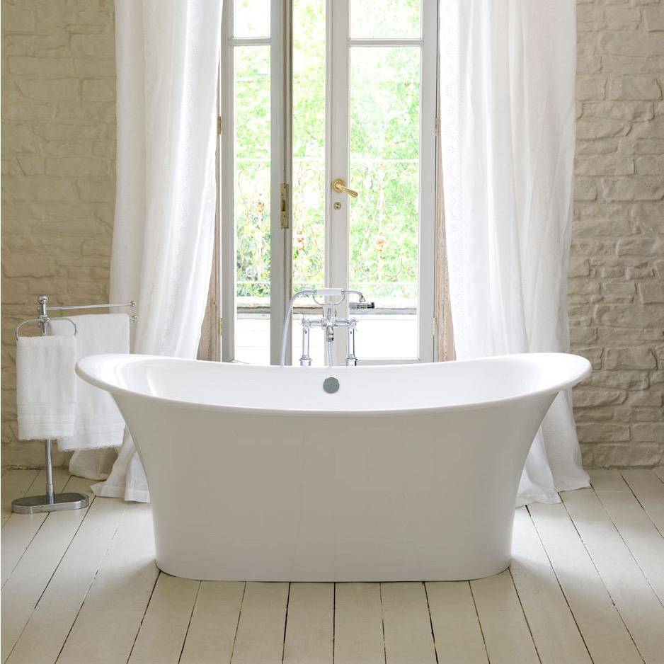Victoria + Albert Toulouse Freestanding Tub With Overflow Standard White 1