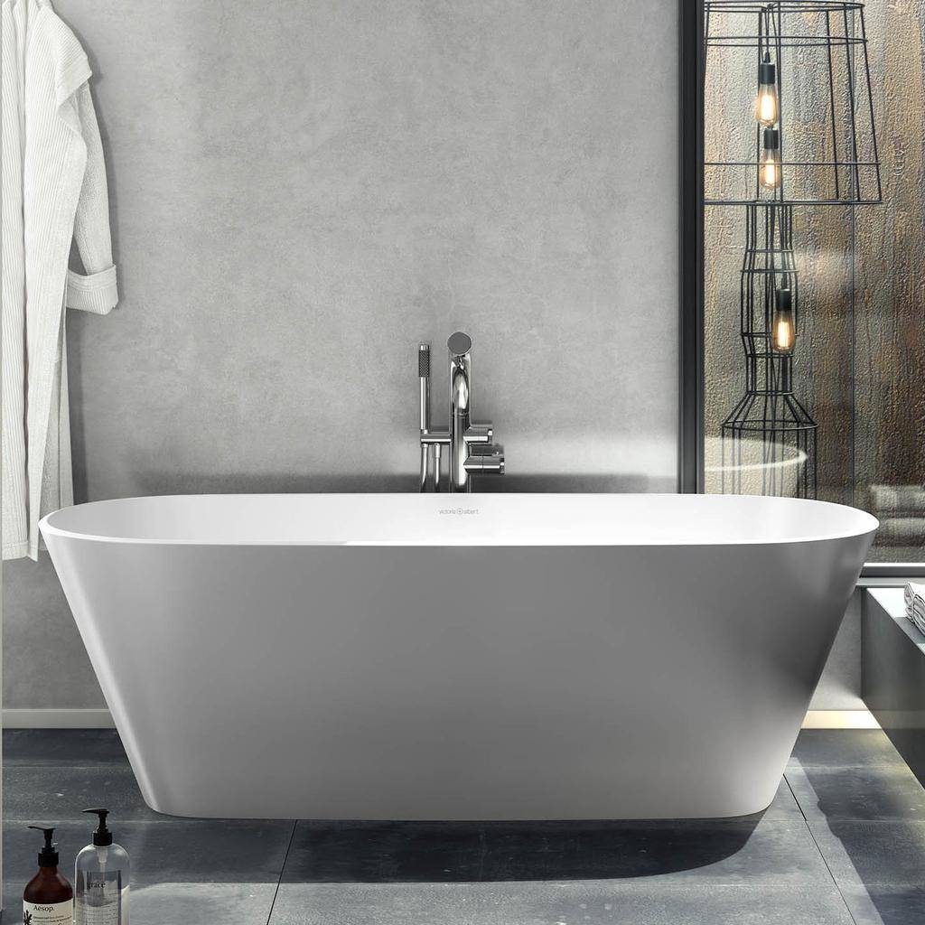 Victoria + Albert Vetralla 2 Freestanding Tub With Overflow Standard White 1