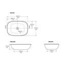 Victoria + Albert Amiata 60 Countertop Bathroom Basin Standard White 2