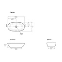 Victoria + Albert Barcelona 55 Countertop Bathroom Basin Standard White 2