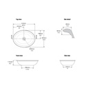 Victoria + Albert Radford 51 Countertop Basin Standard White 2