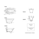 Victoria + Albert Rossendale 6636 Drop In Tub With Overflow Standard White 2