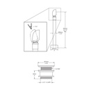 Victoria + Albert Kit 51 Bath Tub Drain With Subfloor Shoe Polished Chrome 2