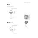 Victoria + Albert Kit 70 PVC Island Bathtub Drain For K51 And K52 2