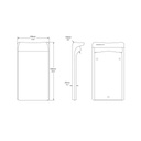 Victoria + Albert Luxury Backrest For Edge And IOS Light Grey 2