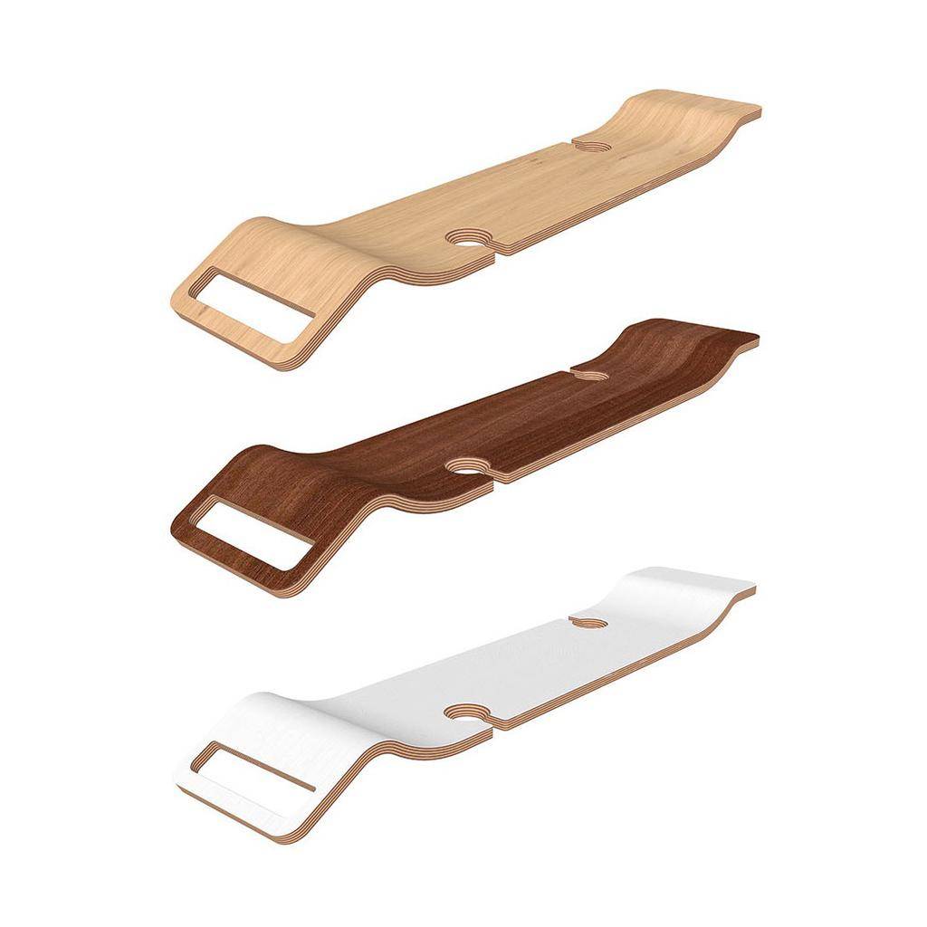 Victoria + Albert Tombolo 10 Contemporary Bath Rack Walnut Laminate 1