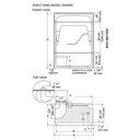 Mirolin SH53LS/RS Madison 5 Multi Shower Stall With Seat on Right White 2